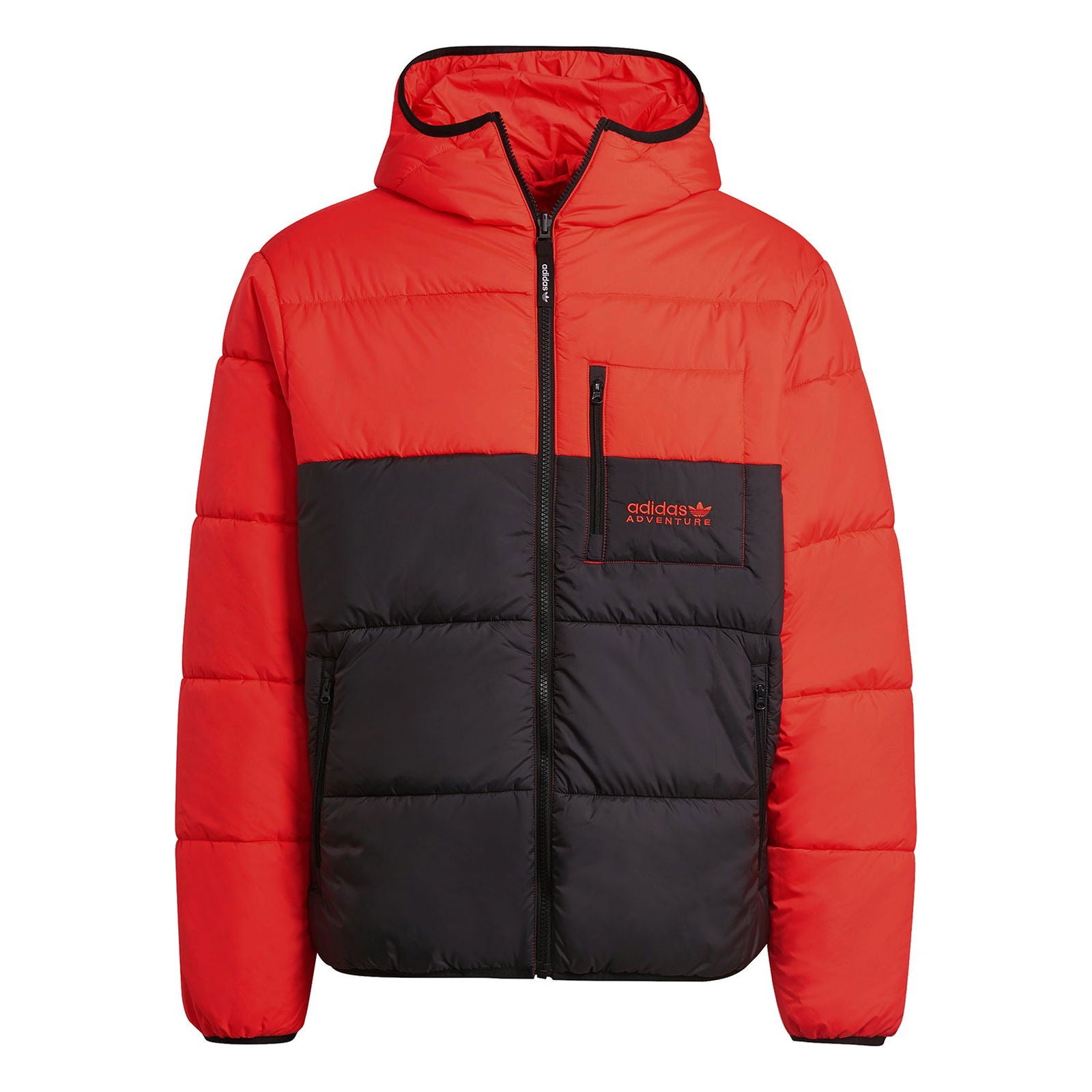 adidas Originals Adventure Reversible Puffer Jacket – Black Bright Red – Black