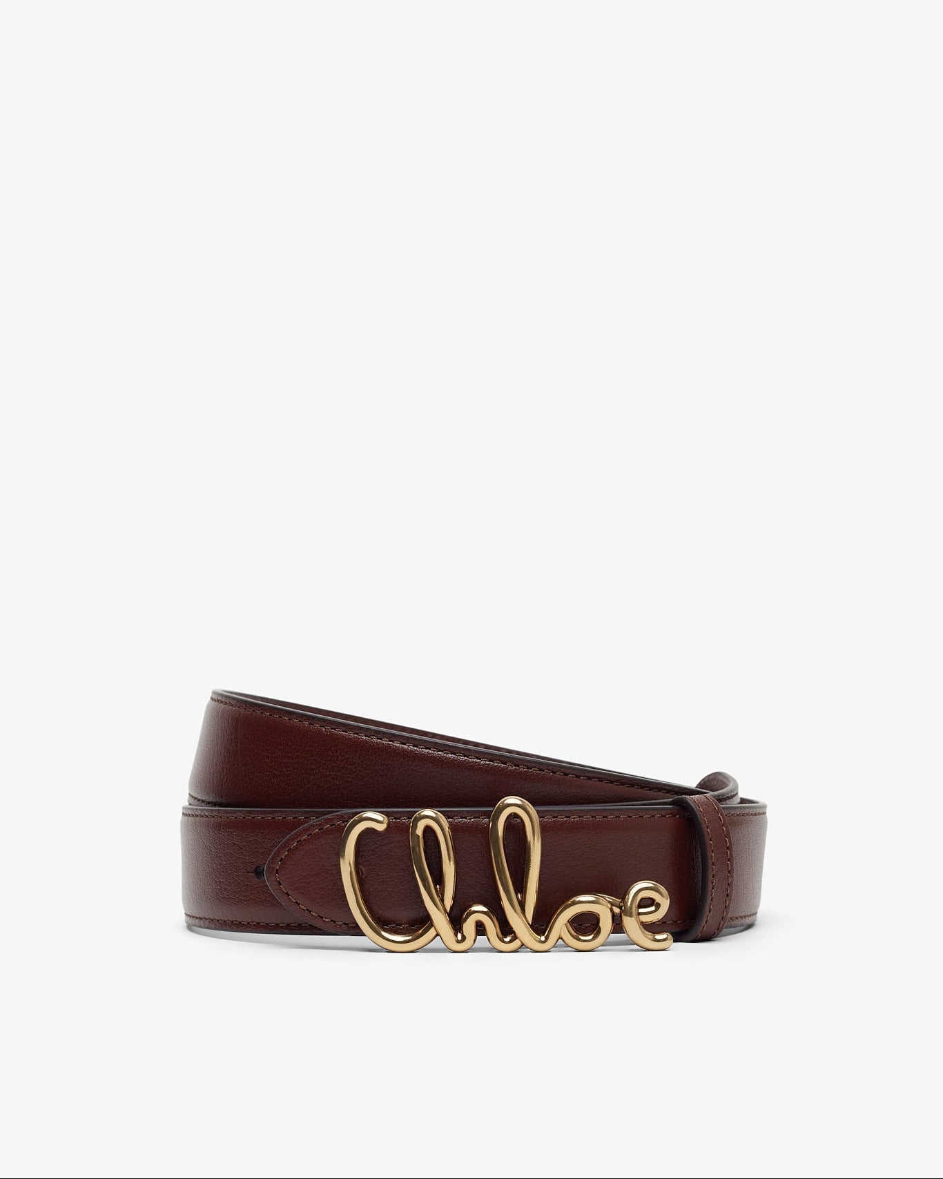 Chloe Iconic brown leather belt