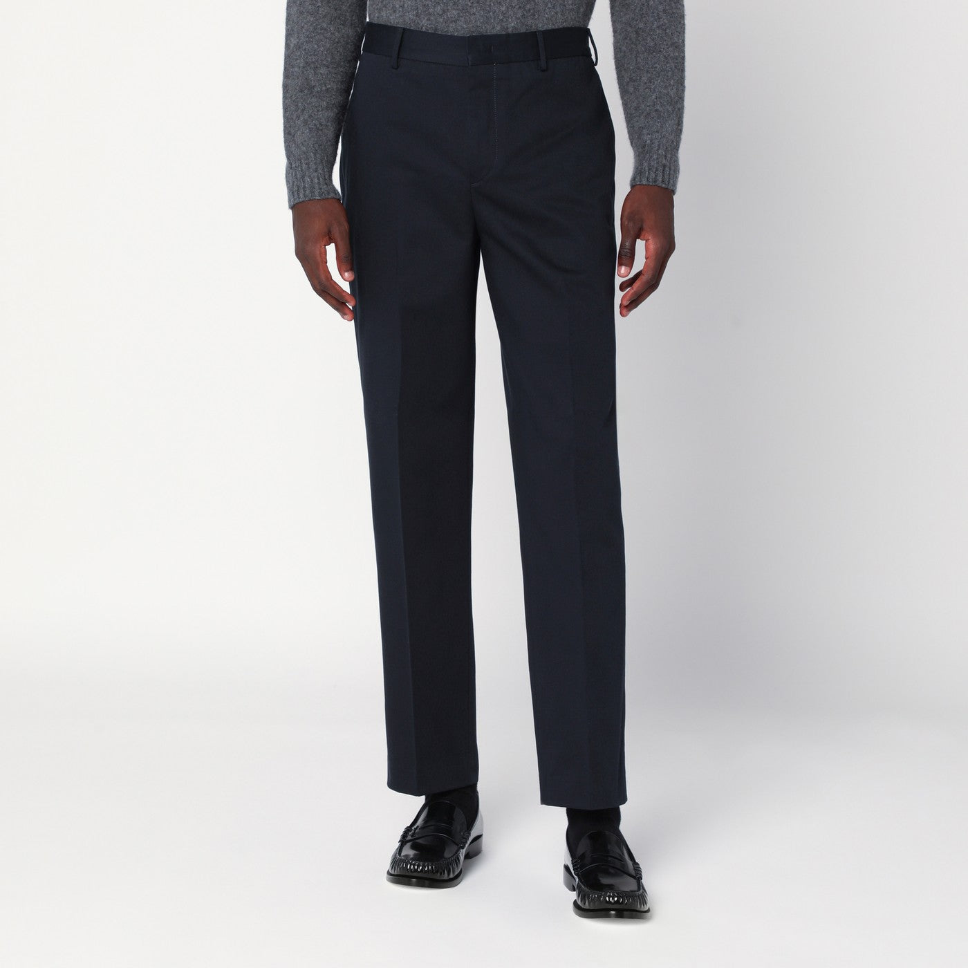 Navy blue cotton trousers Navy blue cotton trousers