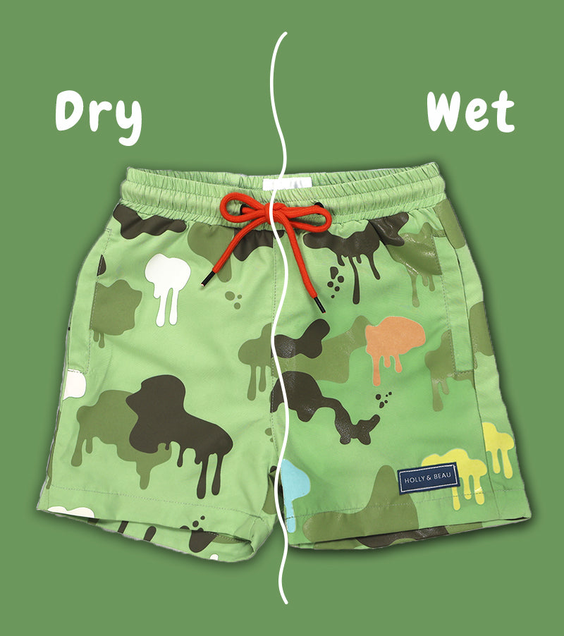 Camouflage Colour Changing Swim Shorts Camouflage Colour Changing Swim Shorts