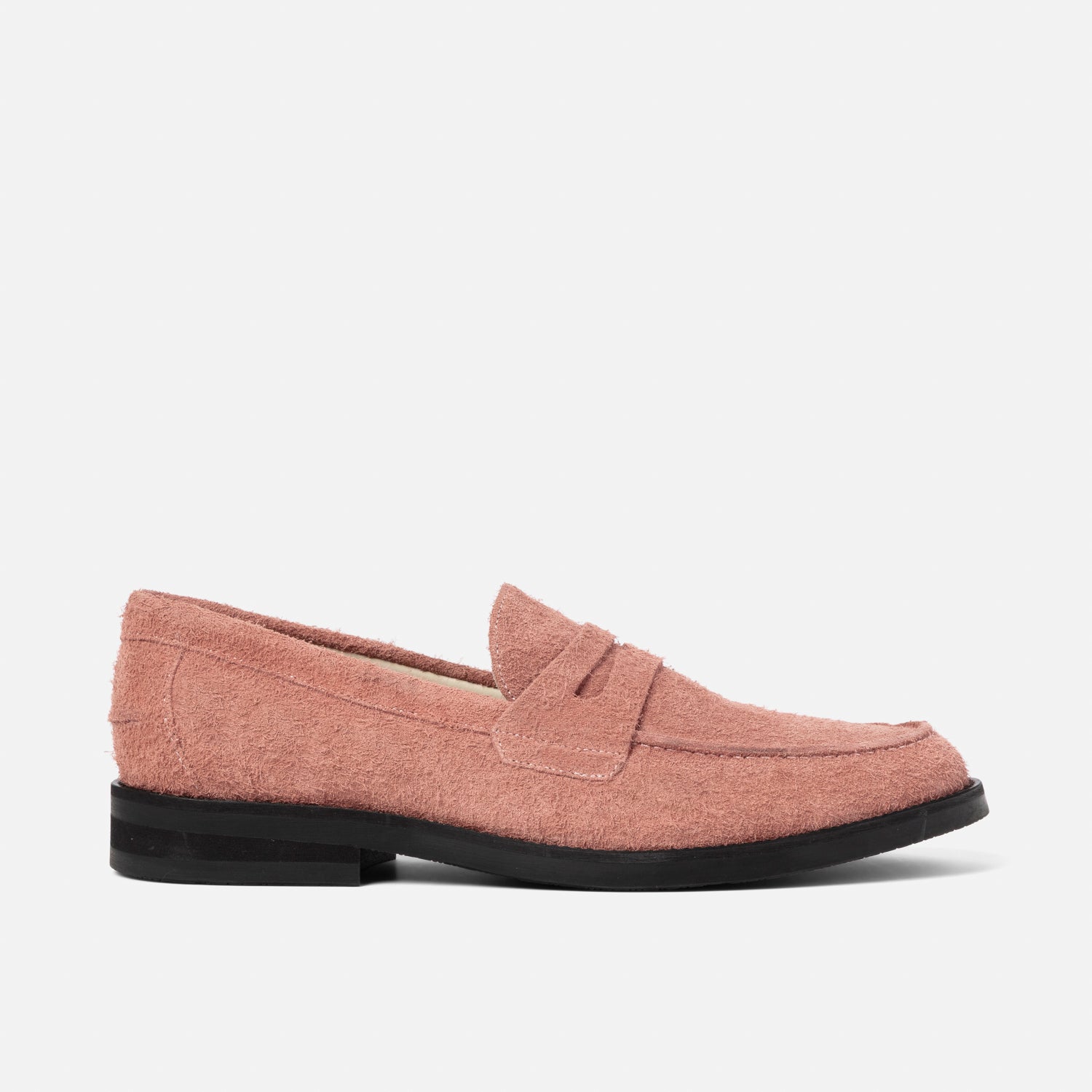 Duke + Dexter, Men’s Wilde Hairy Pink Suede Penny Loafer – Men’s, Size Duke + Dexter, Men’s Wilde Hairy Pink Suede Penny Loafer – Men’s, Size