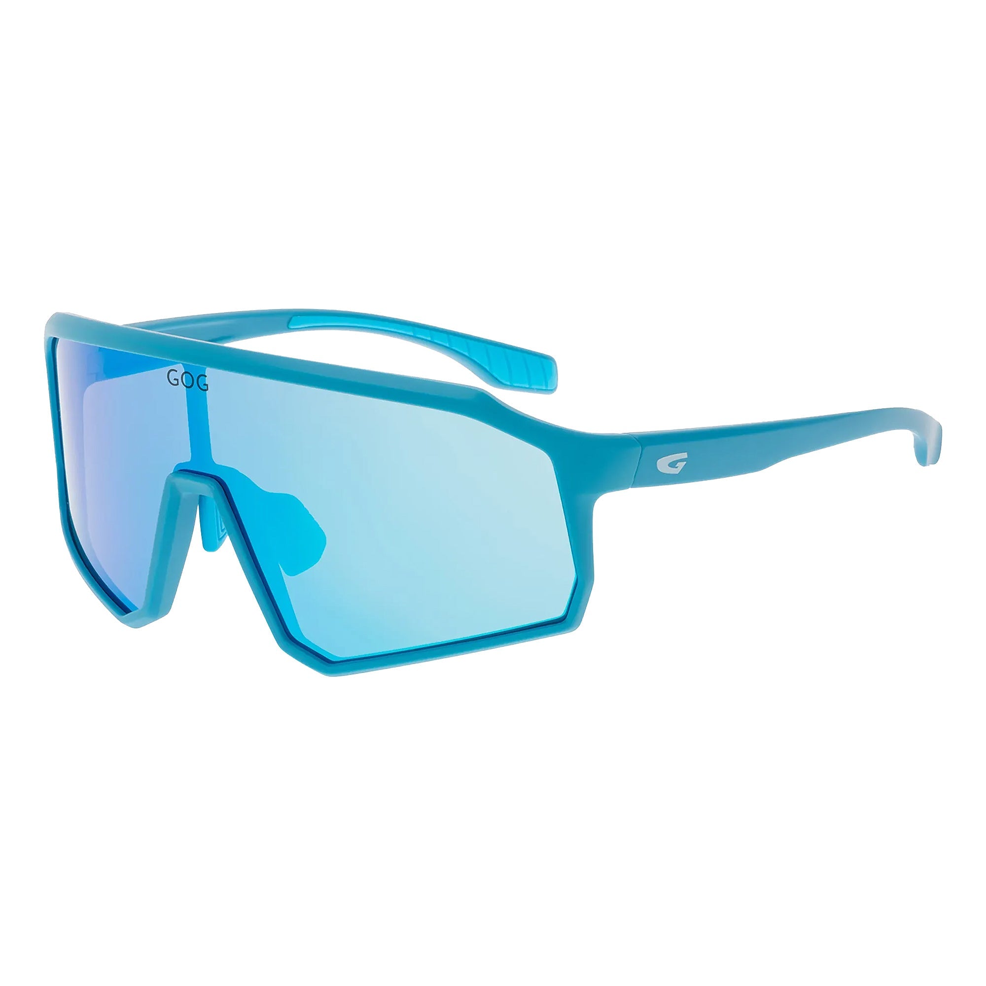 Unisex Bike & Run Sunglasses with UV Protection and Adjustable Fit – One Size Matt Blue