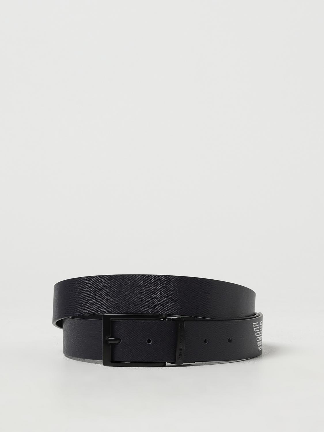 EMPORIO ARMANI reversible leather belt