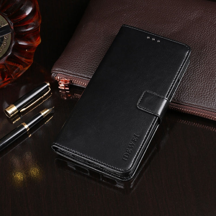idewei Crazy Horse Texture Horizontal Flip Leather Case with Holder & Card Slots & Wallet, For vivo Y G, For – For Xiaomi Poco X Pro Black