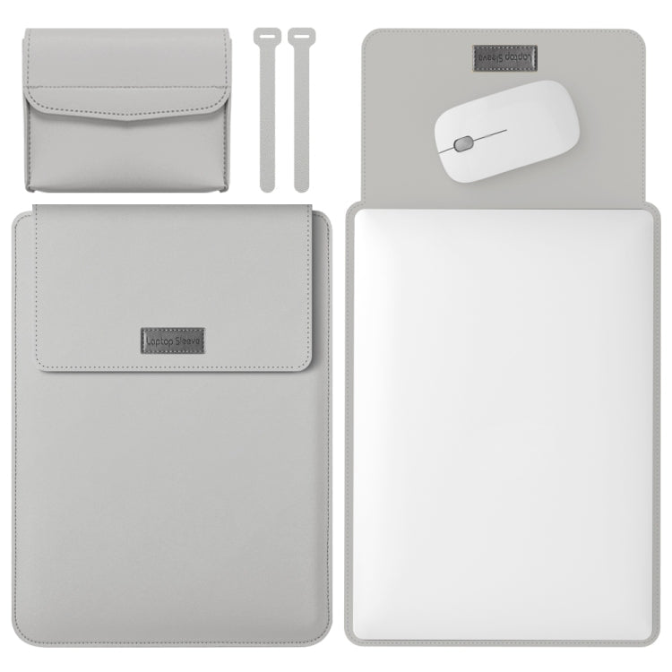 in Lightweight and Portable Leather Computer Bag, es, es, … es – es Grey