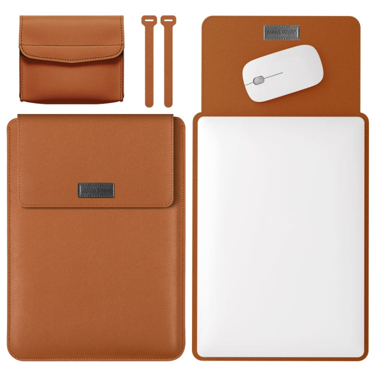 in Lightweight and Portable Leather Computer Bag, es, es, … es – … es Brown
