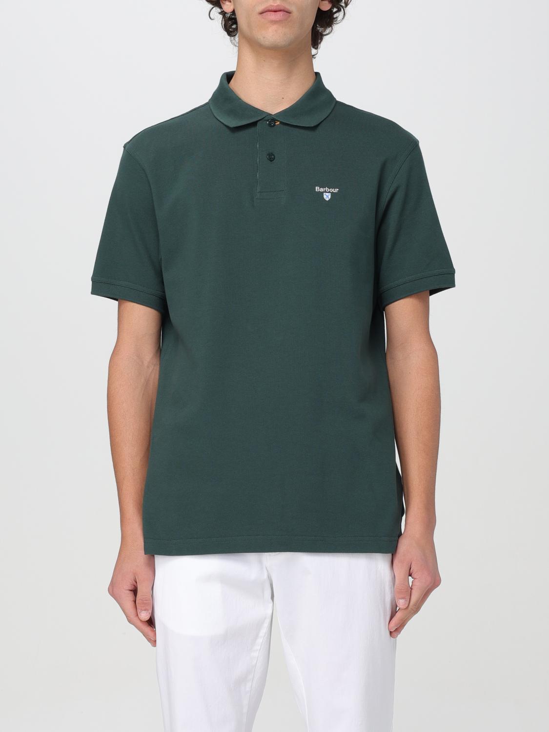 BARBOUR Polo Shirt Men color Green