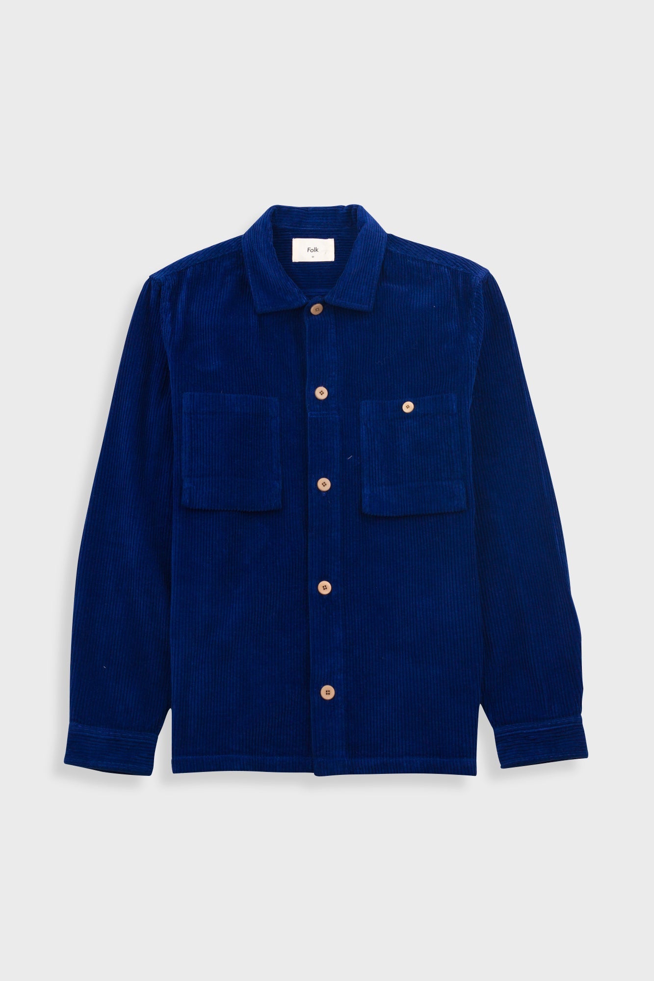 Patch Overshirt – Rich Navy Chunky Cord