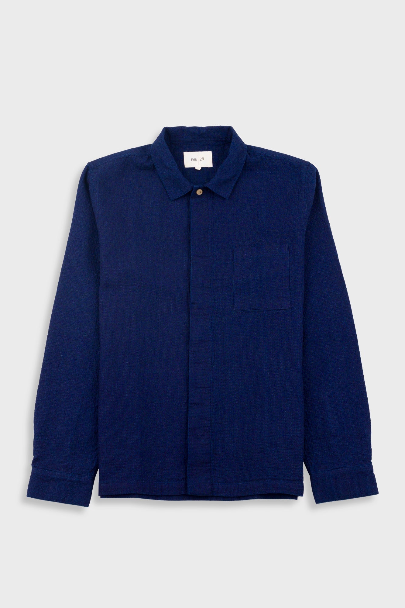 Patch Shirt – Indigo Doublecloth Patch Shirt – Indigo Doublecloth