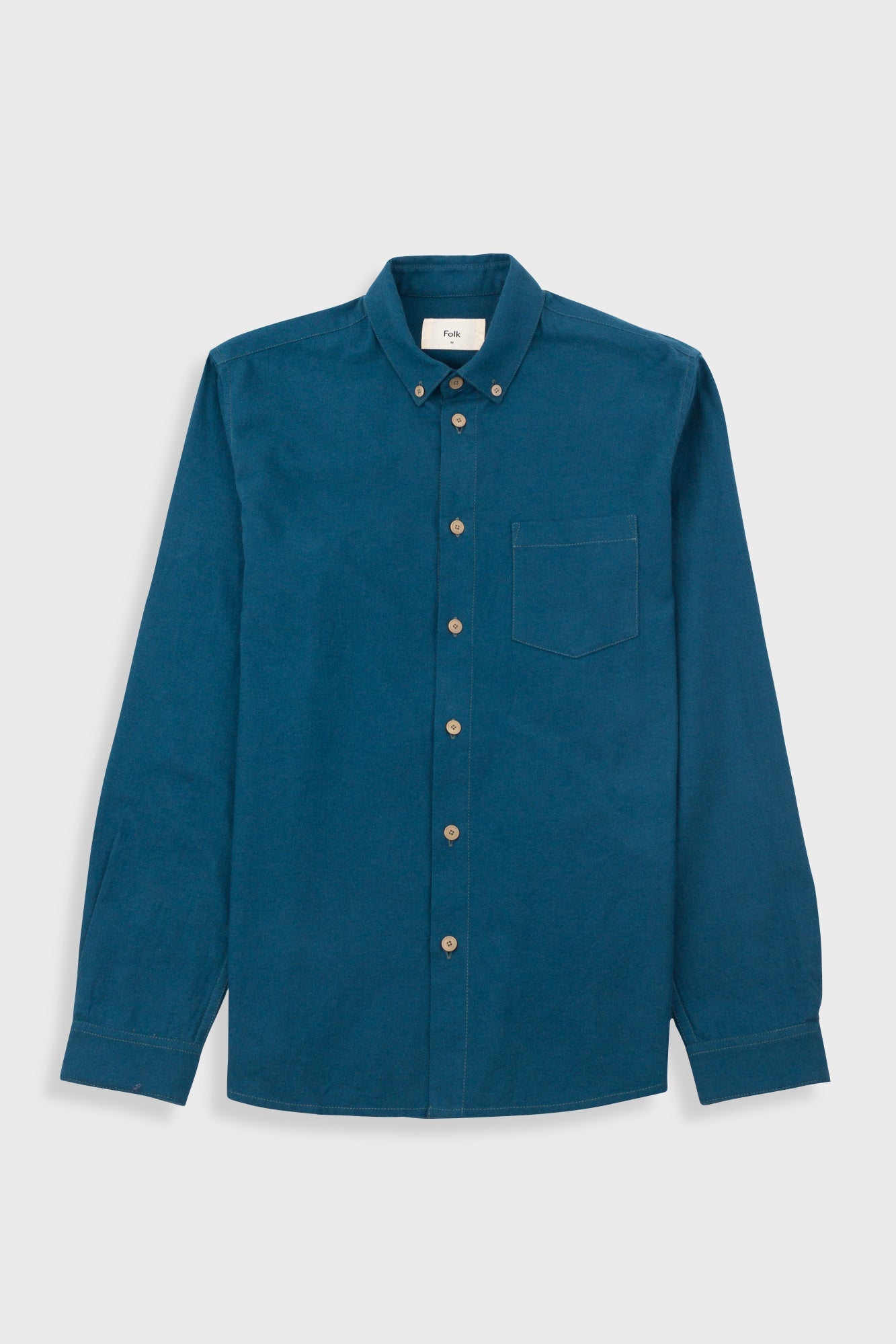 Relaxed Fit Shirt – Storm Blue Flannel