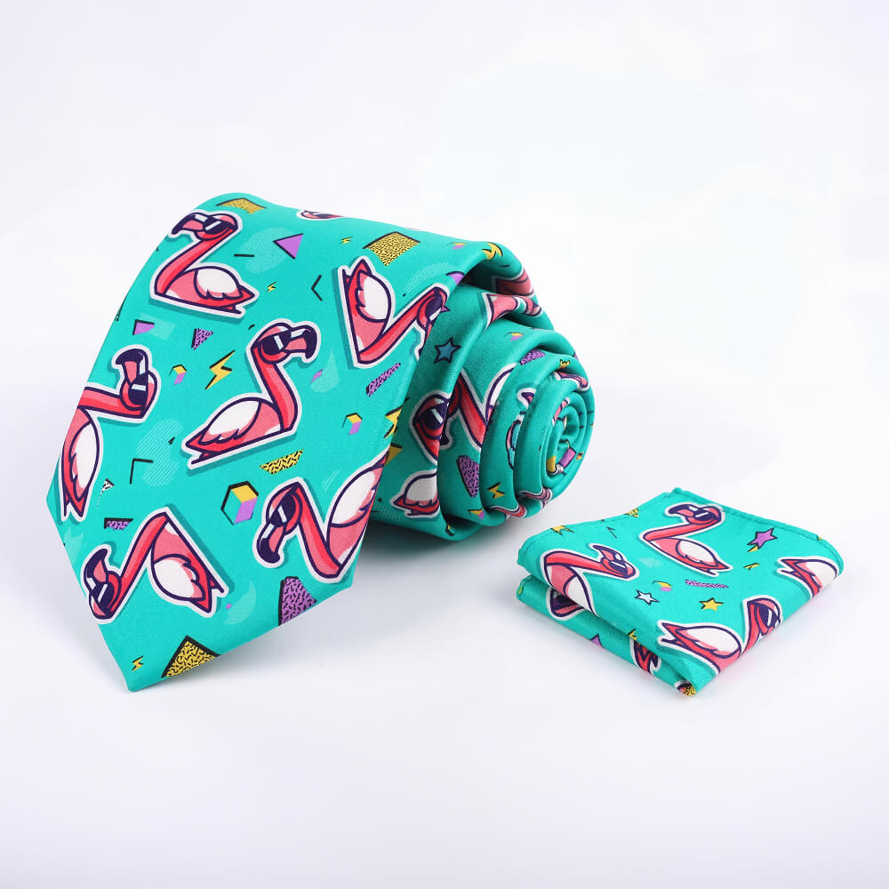 Flamingo Fandango Tie Set Flamingo Fandango Tie Set