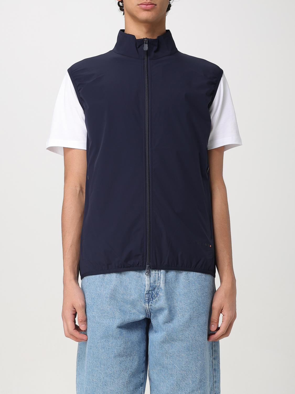SAVE THE DUCK Suit Vest Men color Blue