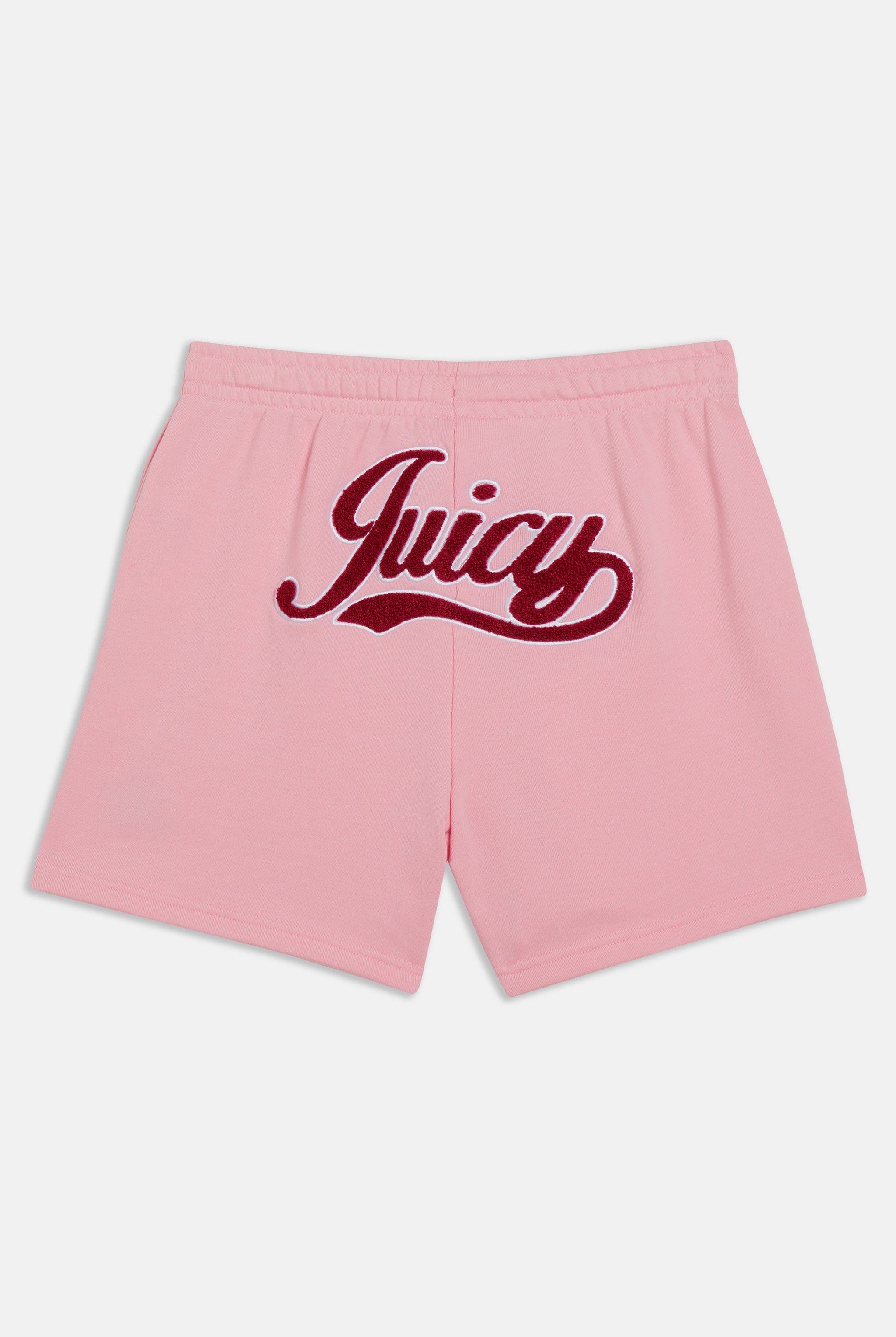 JUICY PINK BOXY RETRO LOGO SHORTS – X Pink