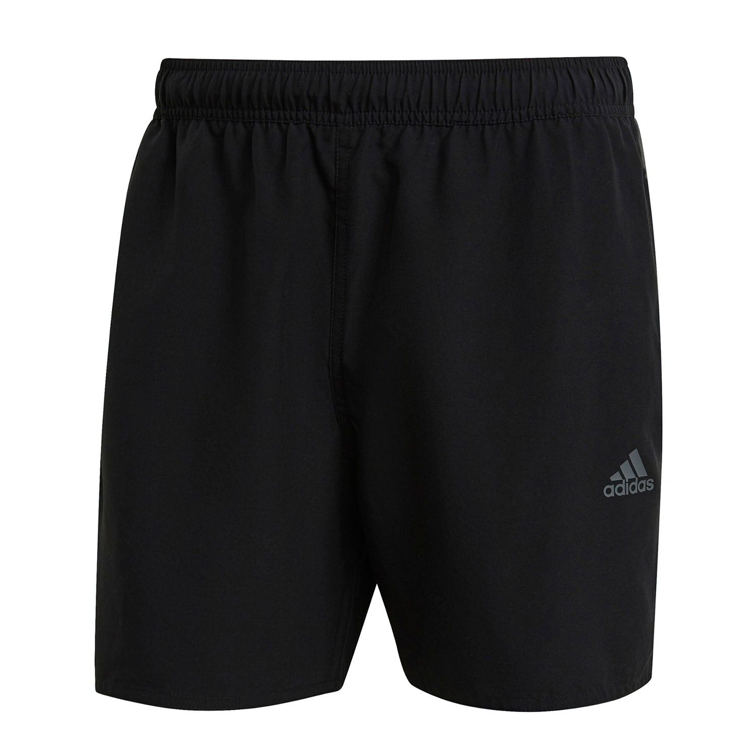 adidas Short Length Colorblock Stripes Swim Shorts – Black Grey Six
