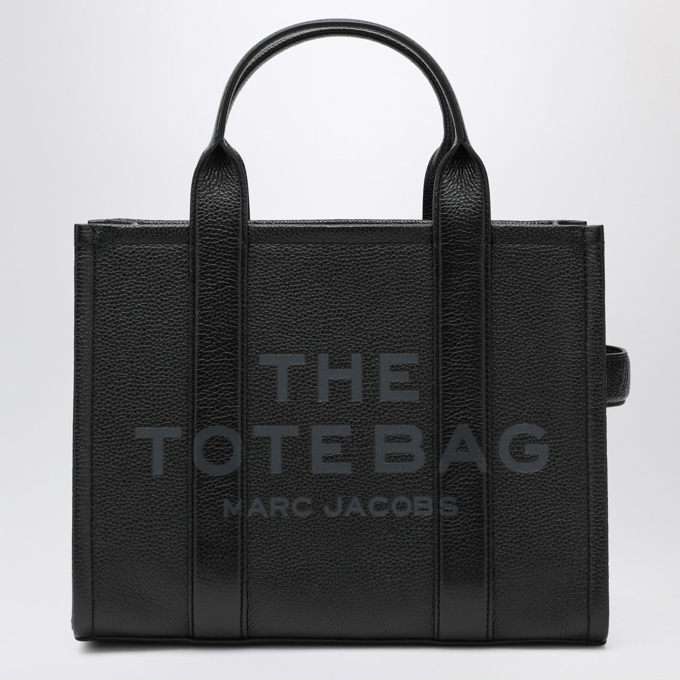 Black leather The Medium Tote Bag Black leather The Medium Tote Bag