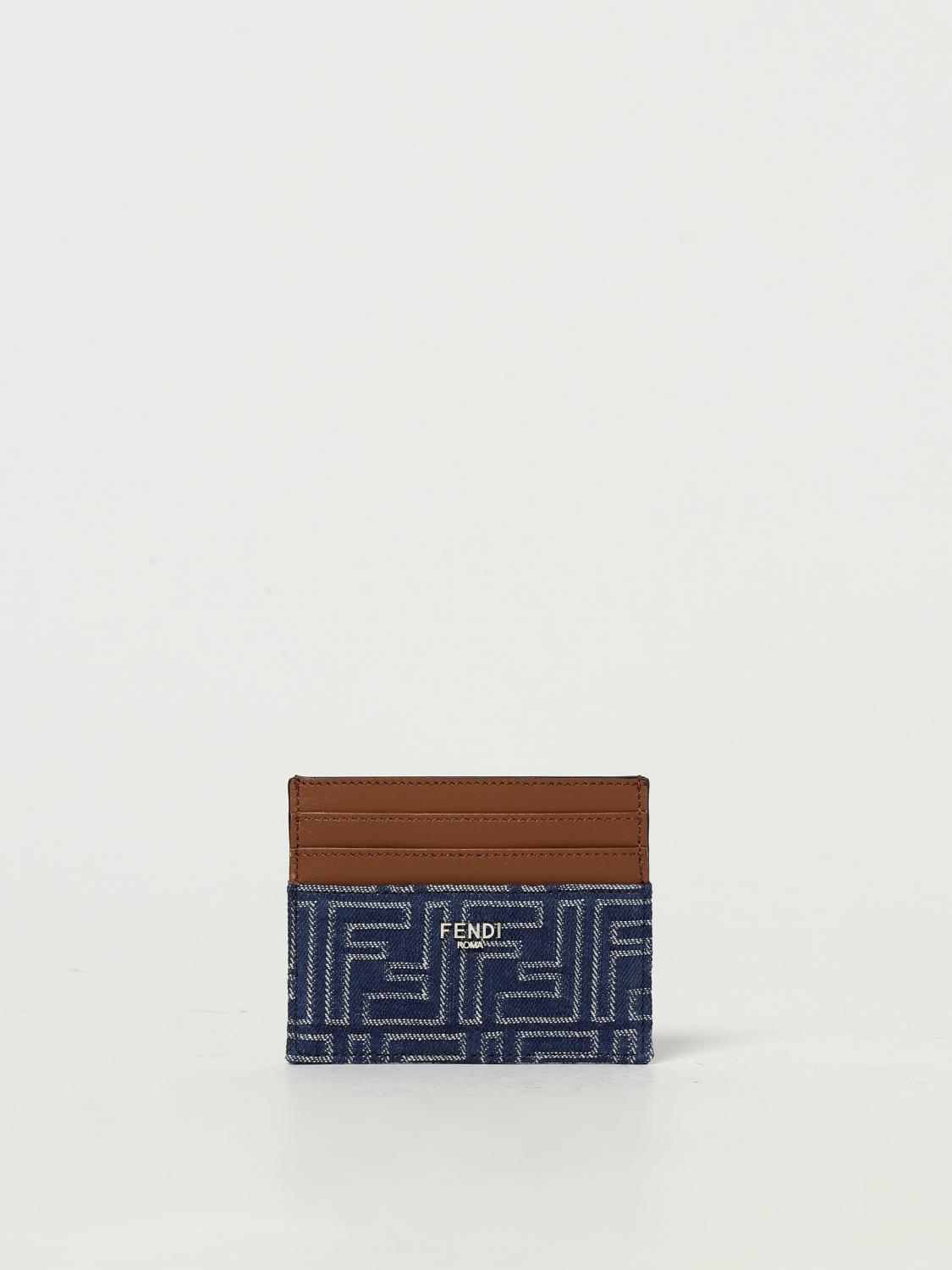 FENDI Wallet Men color Grey