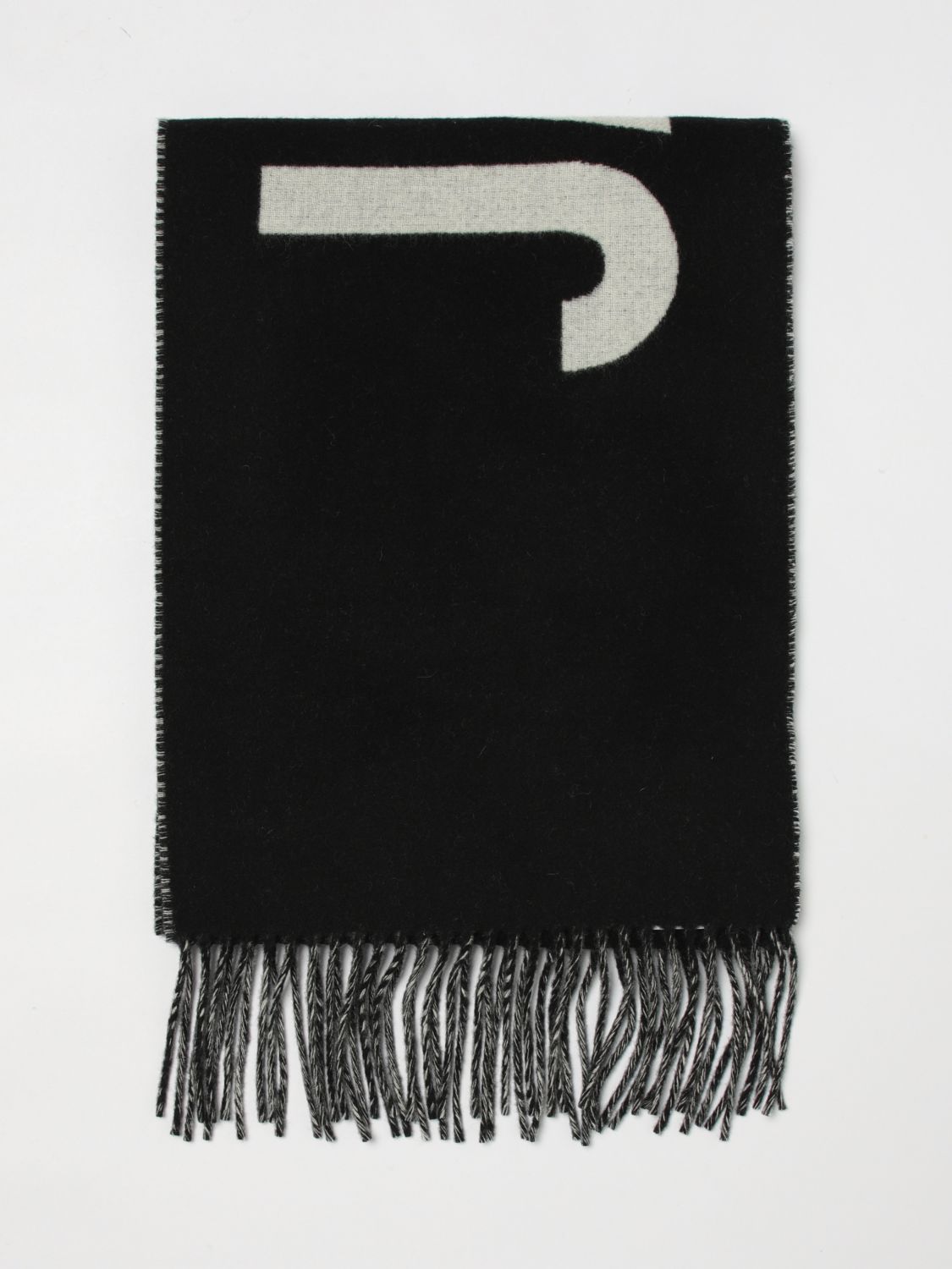 JACQUEM Scarf Men color Black