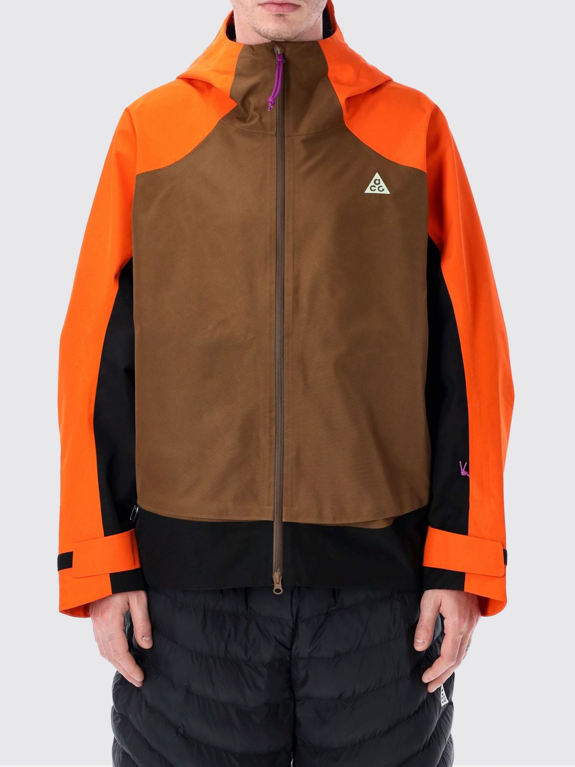 NIKE Jacket Men color Brown NIKE Jacket Men color Brown