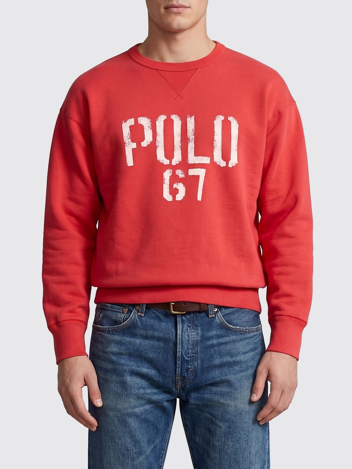 POLO RALPH LAUREN Sweatshirt Men color Red POLO RALPH LAUREN Sweatshirt Men color Red