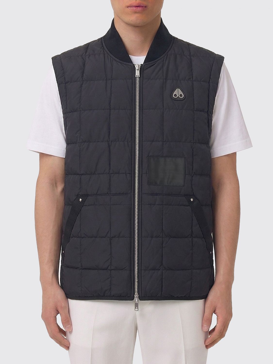 MOOSE KNUCKLES Suit Vest Men color Black