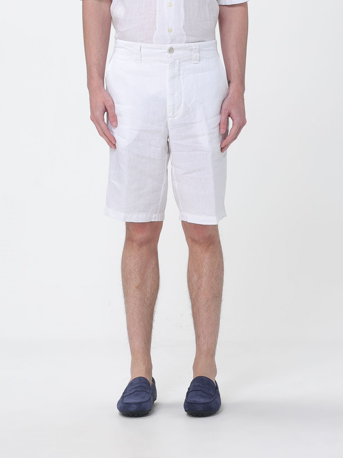 % LINO Shorts Men color White