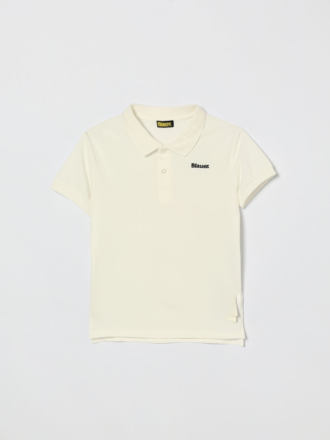 BLAUER Polo Shirt Kids color Yellow Cream BLAUER Polo Shirt Kids color Yellow Cream