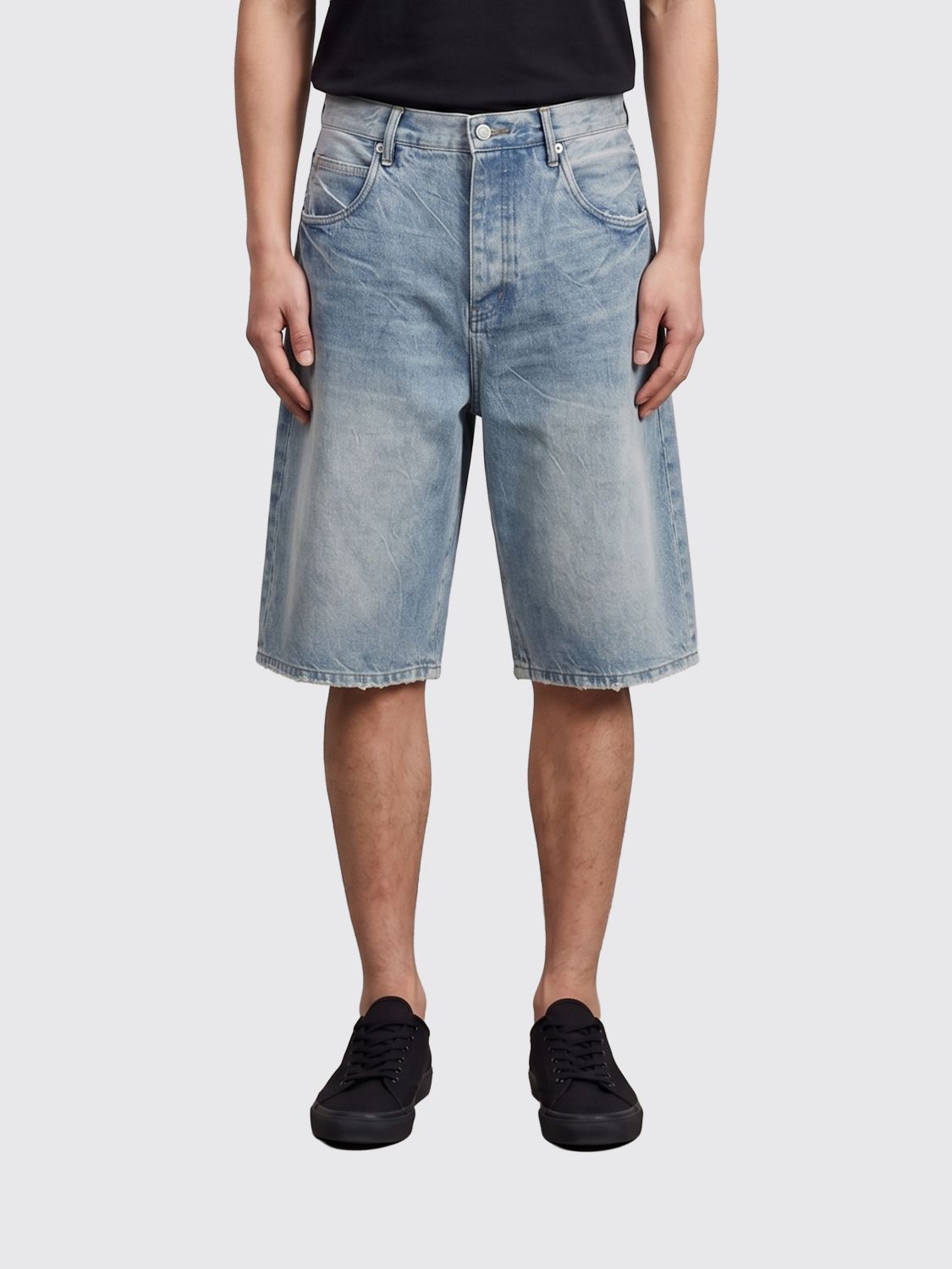 PURPLE Shorts Men color Blue