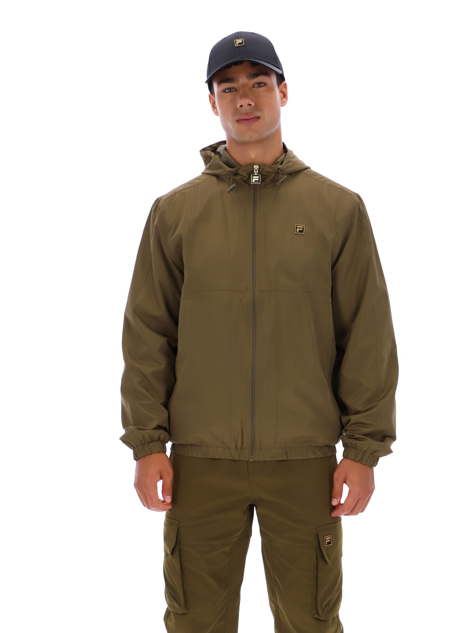 Dark Olive Ian Full Zip Jacket