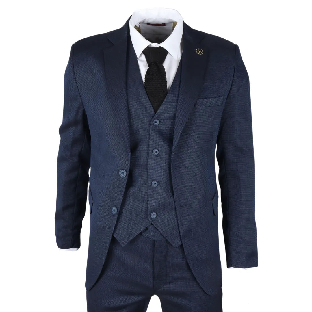 IM – Men’s Piece Navy Blue Classic Suit – ” Jacket ” Trousers IM – Men’s Piece Navy Blue Classic Suit – ” Jacket ” Trousers