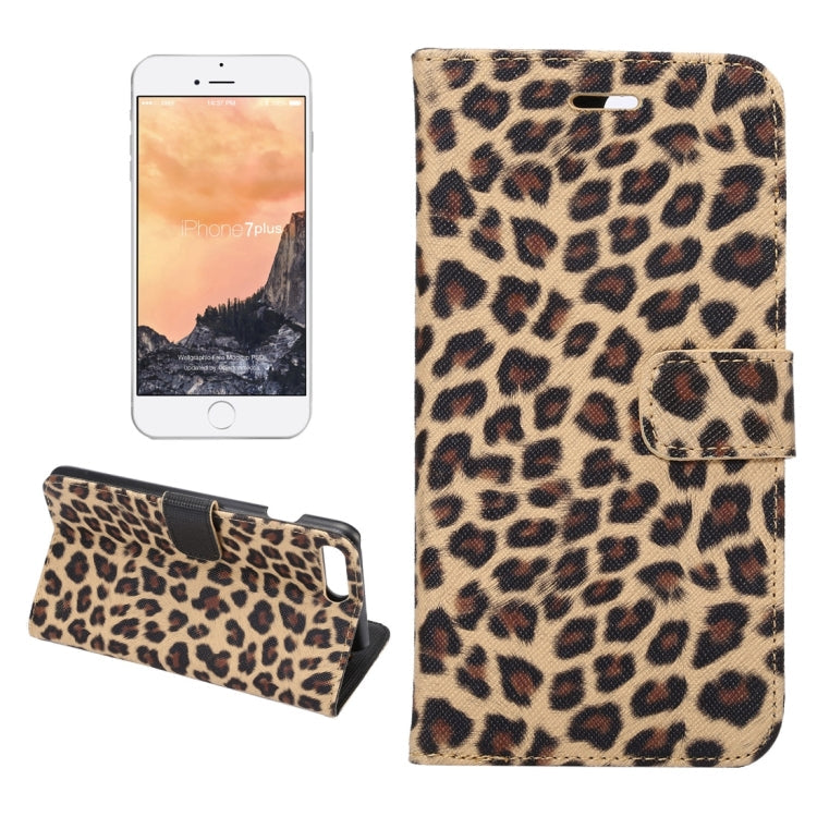 For iPhone Plus & Plus Leopard Texture Horizontal Flip Leather Case with Holder & Card Slots & Wallet, For P & P – For P & P Yellow
