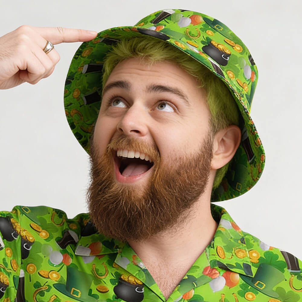 St Patrick’s Day Bucket Hat – One Size Head
