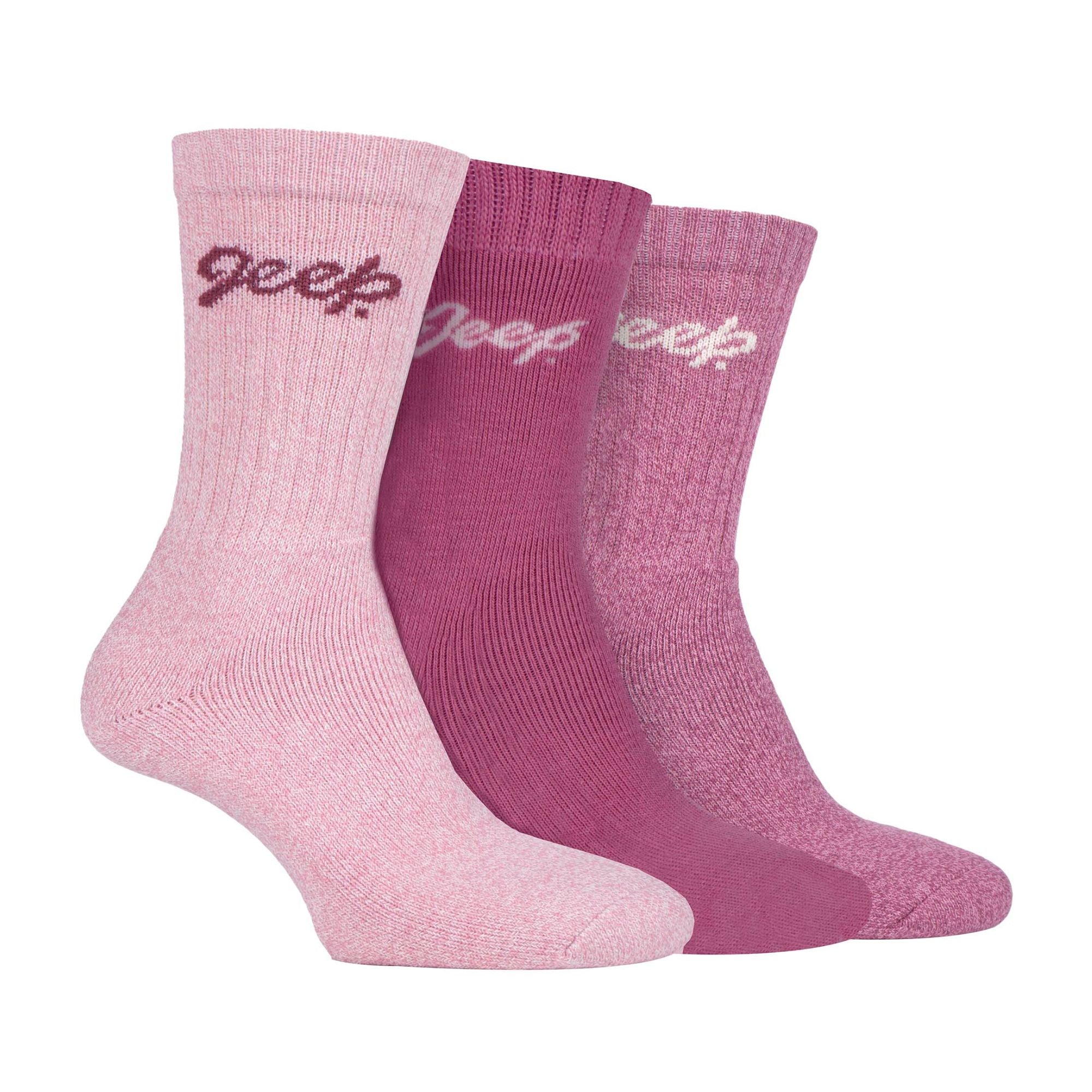 Ladies Ribbed Outdoor Boot Socks – Pack, Reinforced Heel and Toe Hiking Socks – – Rose Cream Ladies Ribbed Outdoor Boot Socks – Pack, Reinforced Heel and Toe Hiking Socks – – Rose Cream