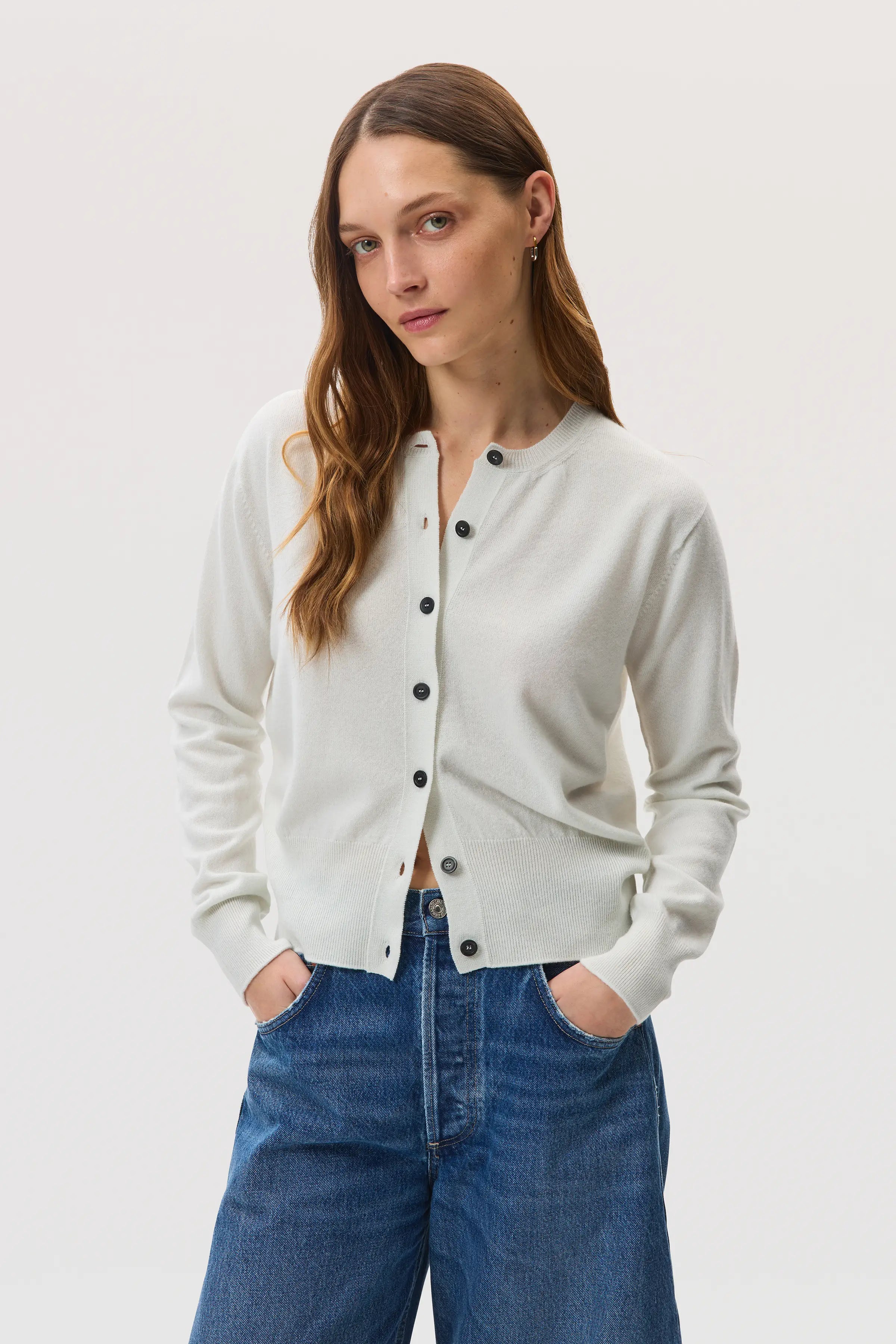 White Cashmere Cardigan White Cashmere Cardigan