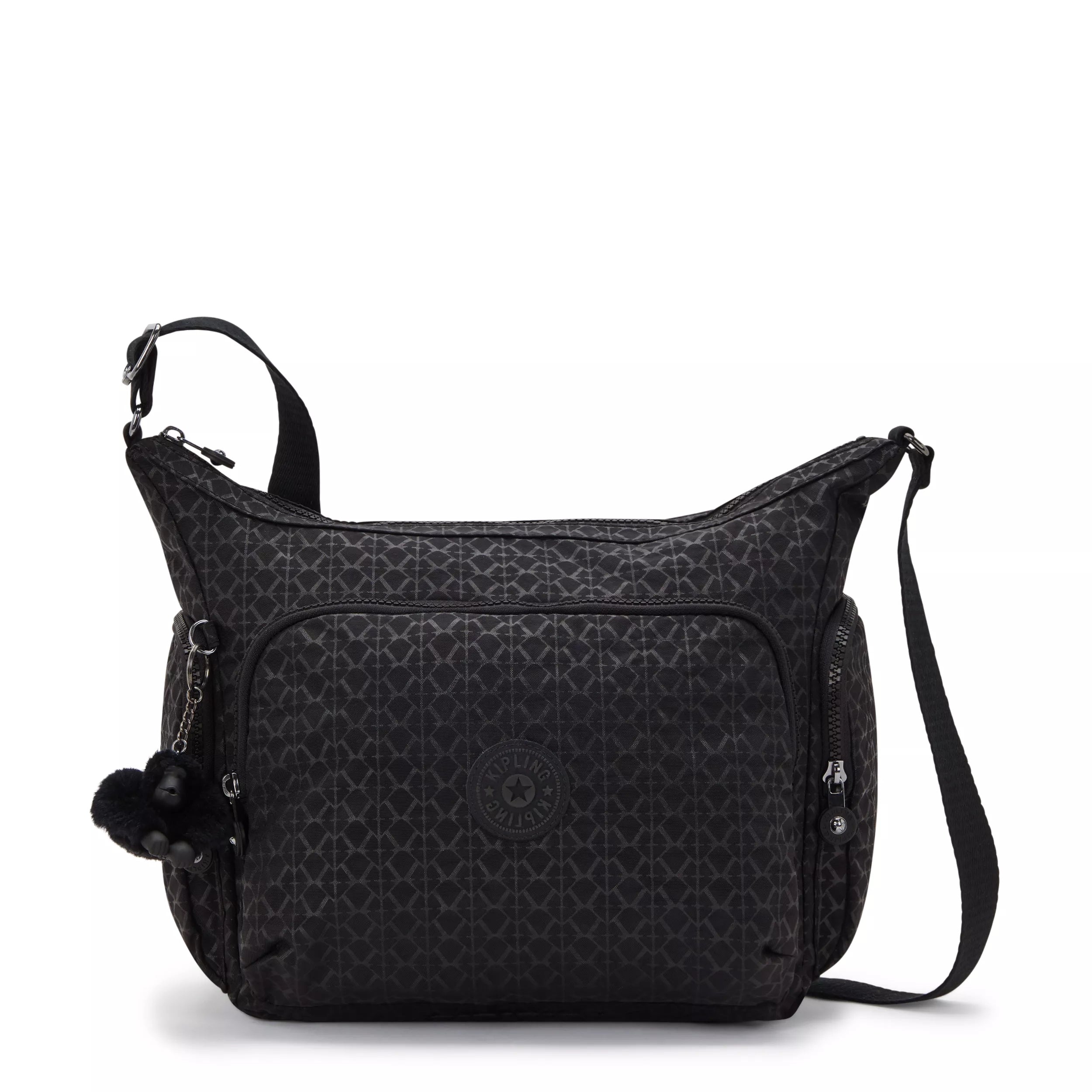 Kipling Large Crossbody Bag With Adjustable Straps Print % Polyamide