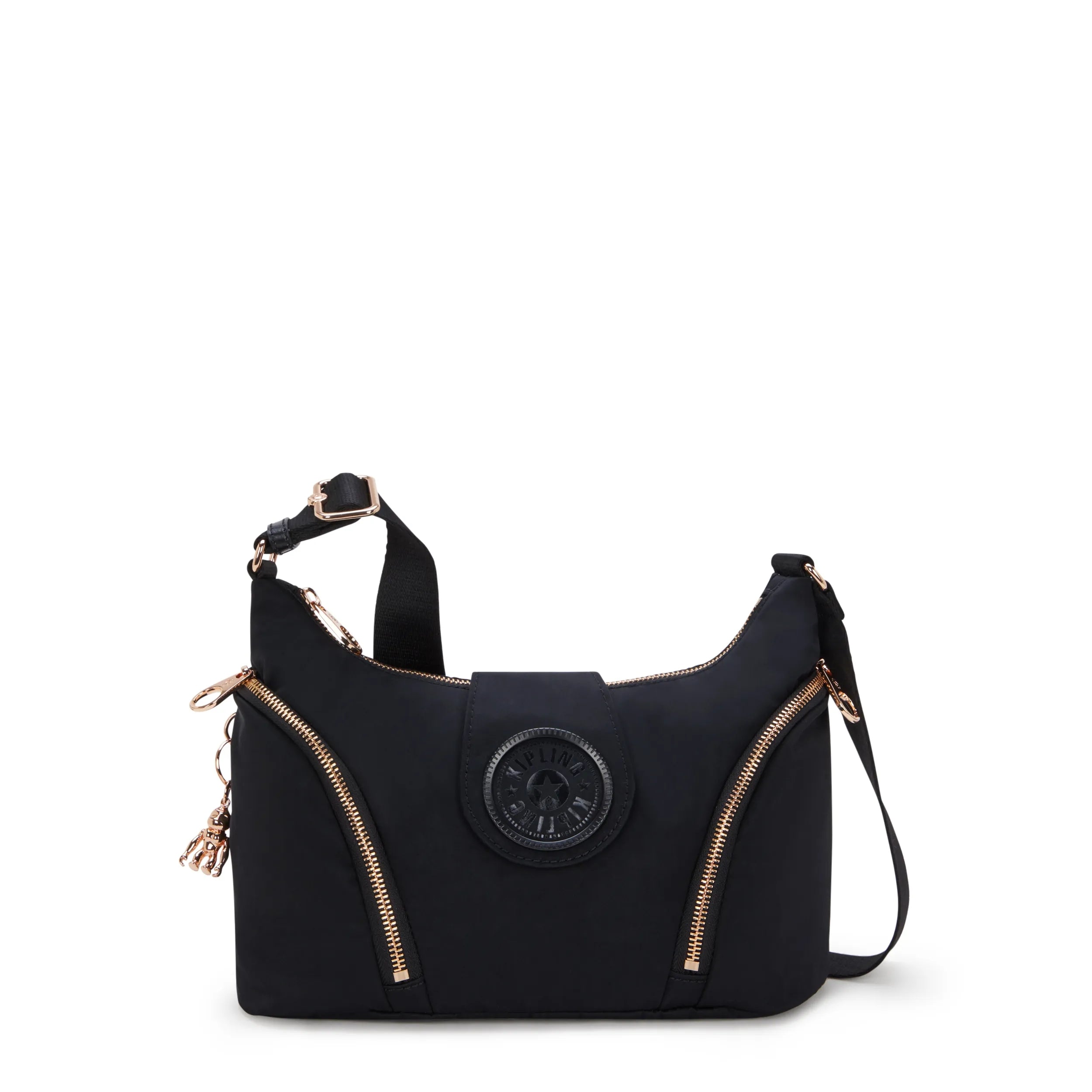Kipling Medium Crossbody Bag Black % Polyamide Kipling Medium Crossbody Bag Black % Polyamide