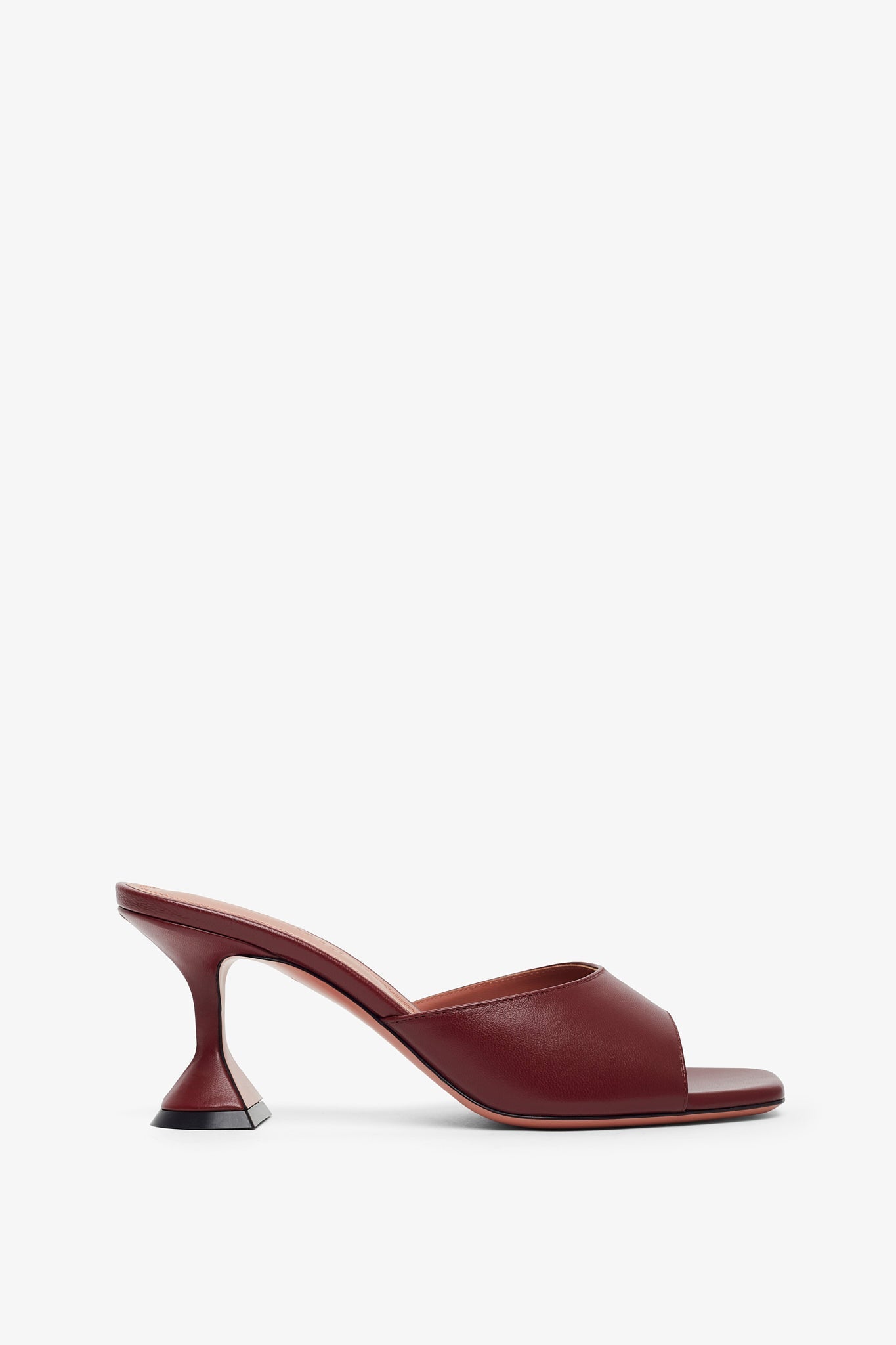 Lupita dark red leather slippers Lupita dark red leather slippers