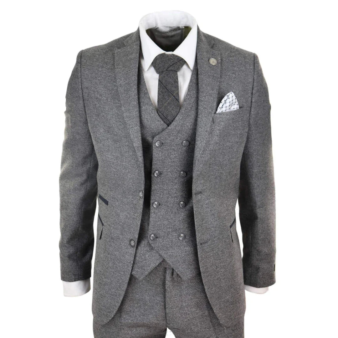 STZ – Men’s Wool Piece Suit Double Breasted Waistcoat Tweed s – ” Jacket ” Trousers STZ – Men’s Wool Piece Suit Double Breasted Waistcoat Tweed s – ” Jacket ” Trousers
