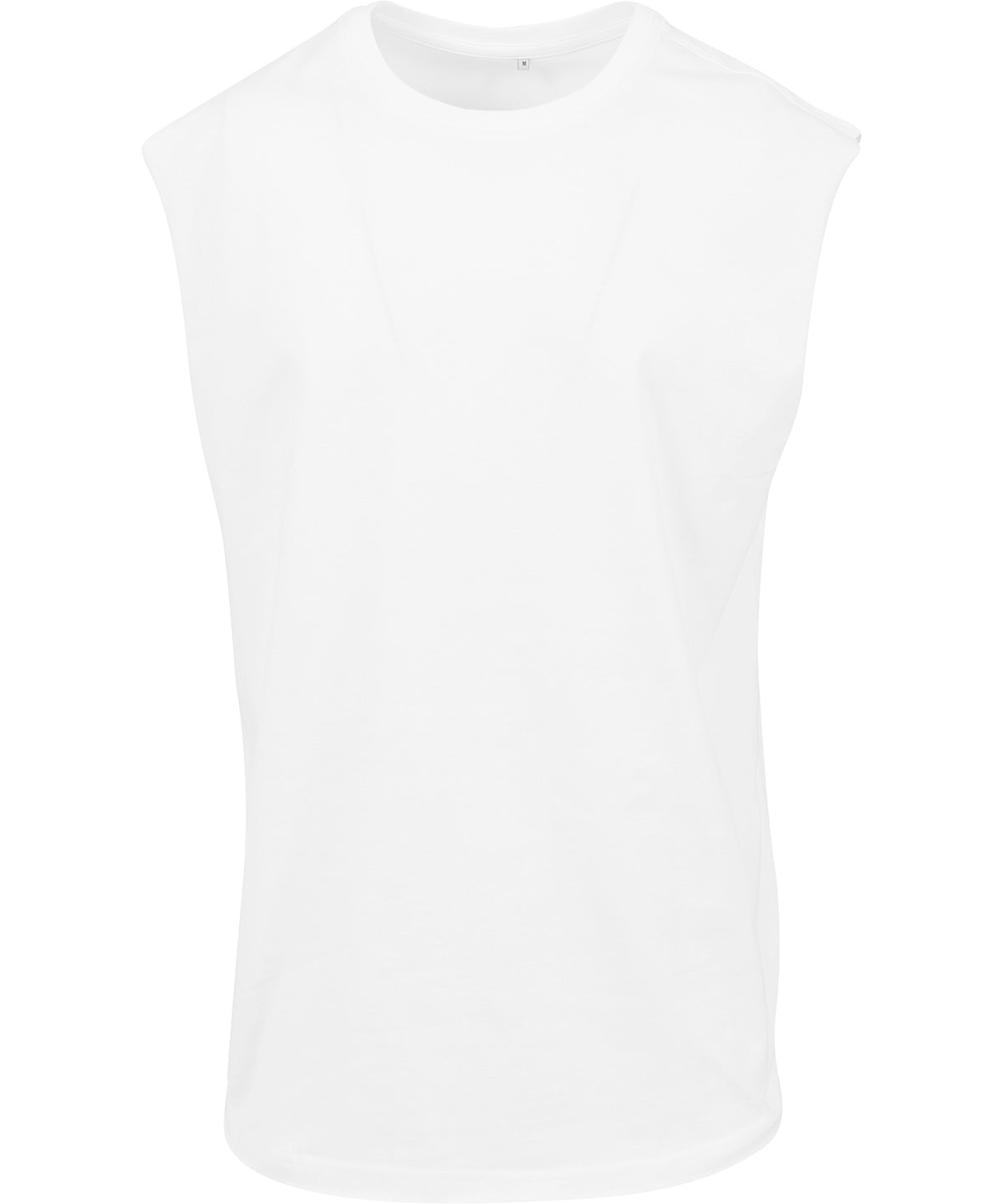 Organic Sleeveless shirt: Mens – White Organic Sleeveless shirt: Mens – White
