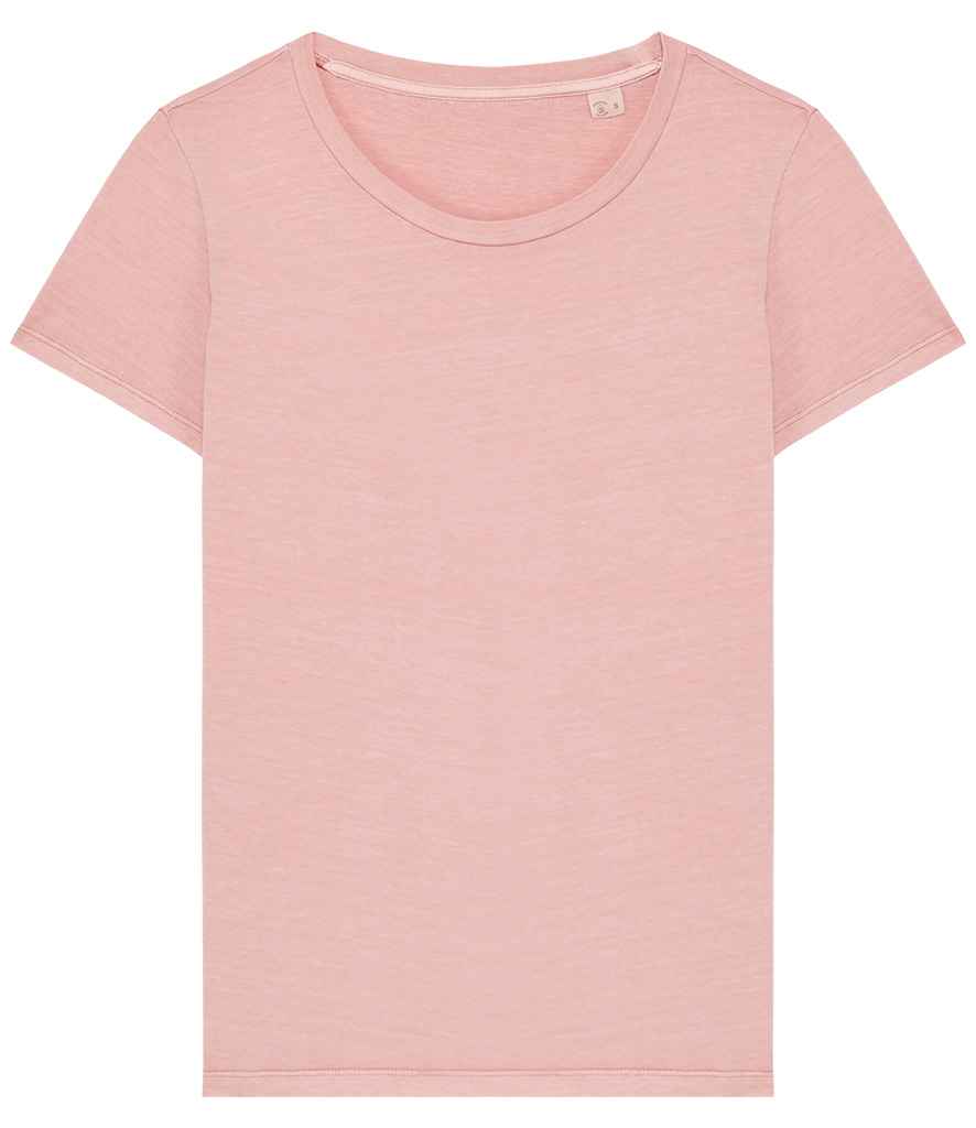 Organic Ladies Faded shirt – S Washed Petal Rose Organic Ladies Faded shirt – S Washed Petal Rose