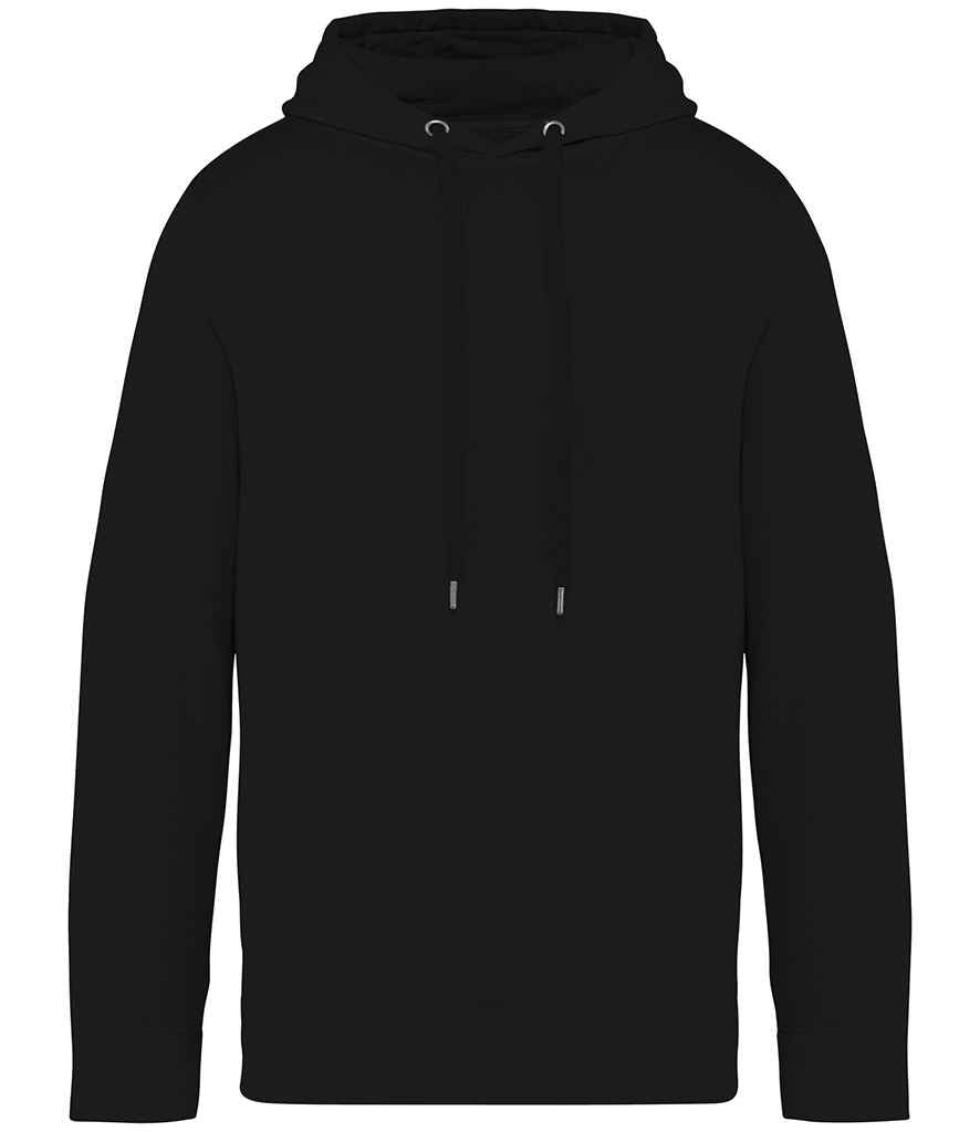 Organic French Terry Hoodie: Unisex – M Washed Black Organic French Terry Hoodie: Unisex – M Washed Black