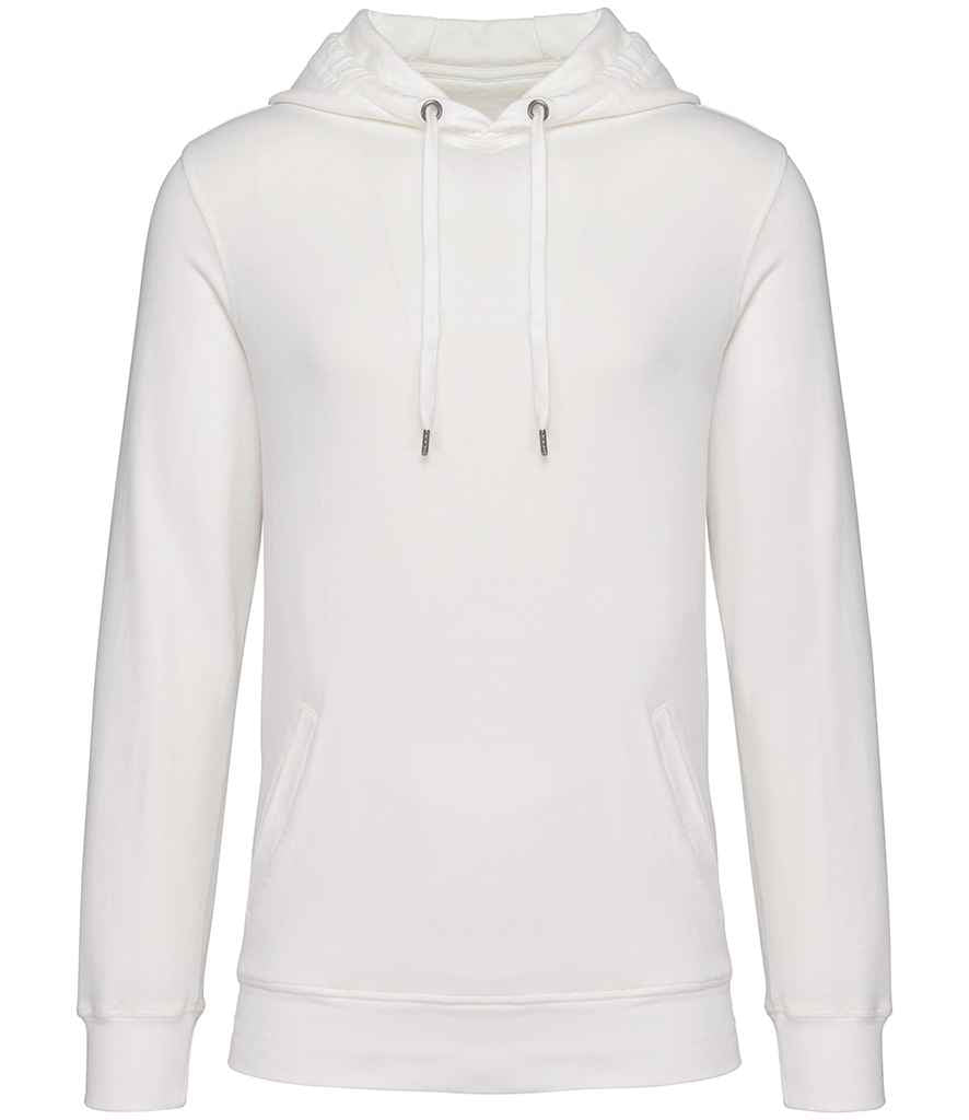Organic French Terry Hoodie: Unisex – M Washed Ivory Organic French Terry Hoodie: Unisex – M Washed Ivory