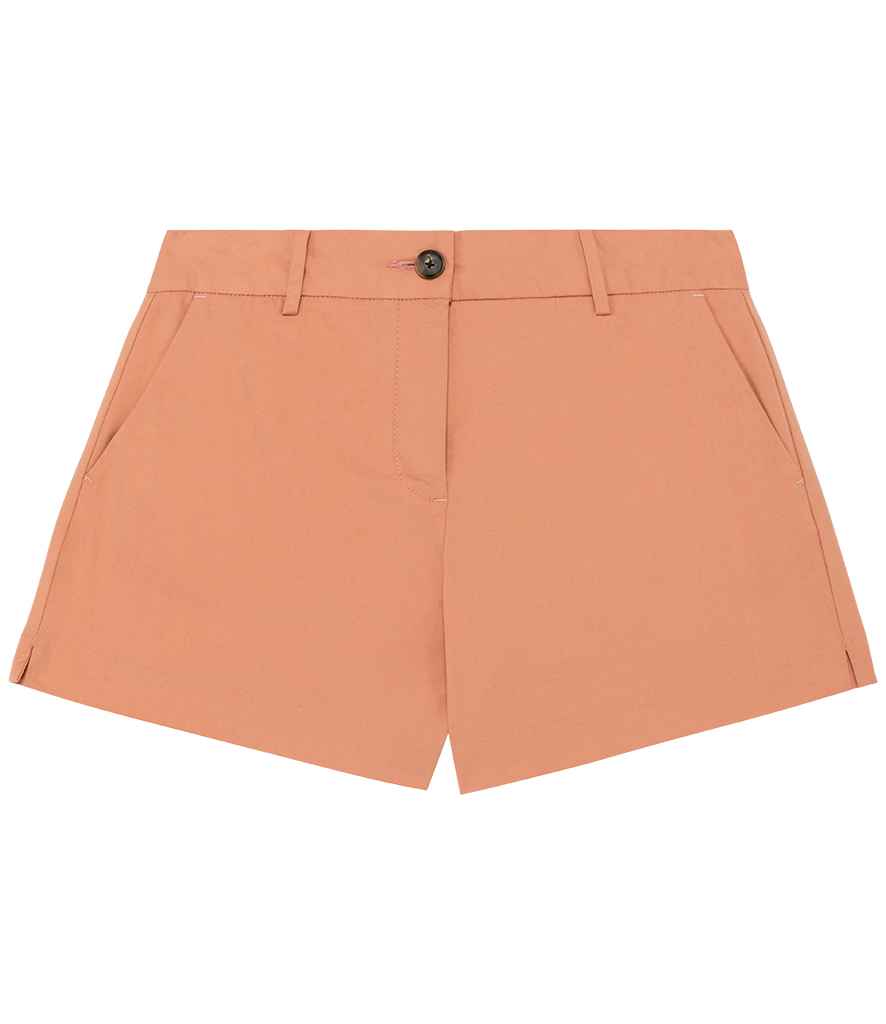 Organic Ladies Chino Shorts – Peach