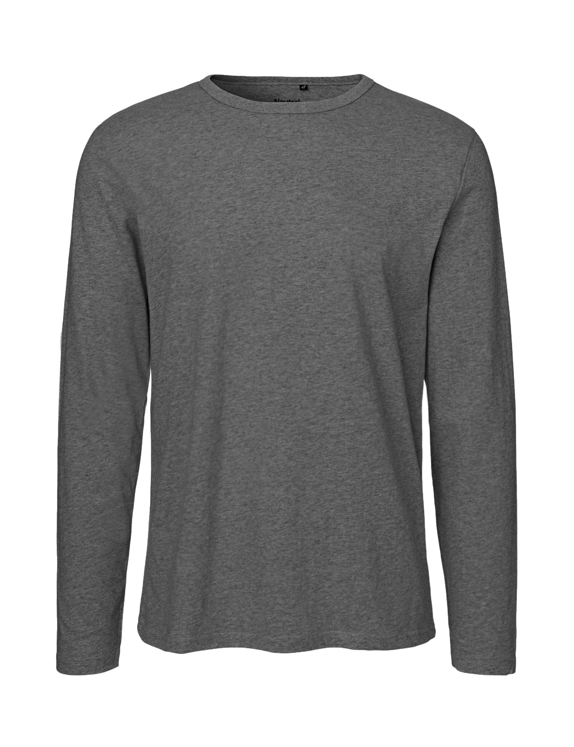 Fairtrade Organic Long Sleeve shirt: Mens – Dark Heather Fairtrade Organic Long Sleeve shirt: Mens – Dark Heather