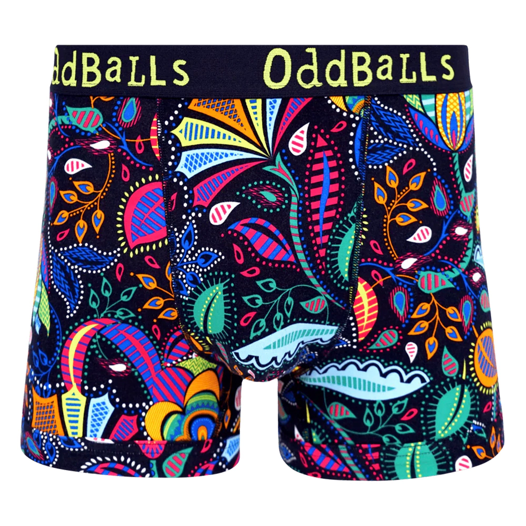 Mens Cotton Boxer Shorts – Soft & Comfortable Everyday Underwear – Magic Garden