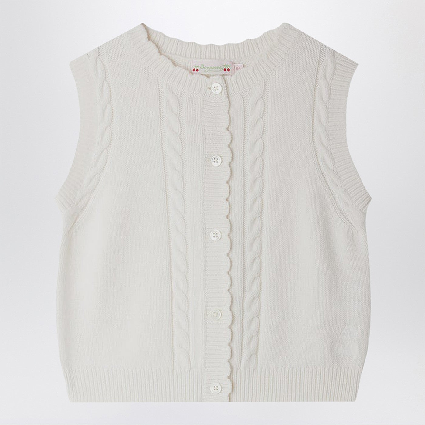 White Jobolene vest