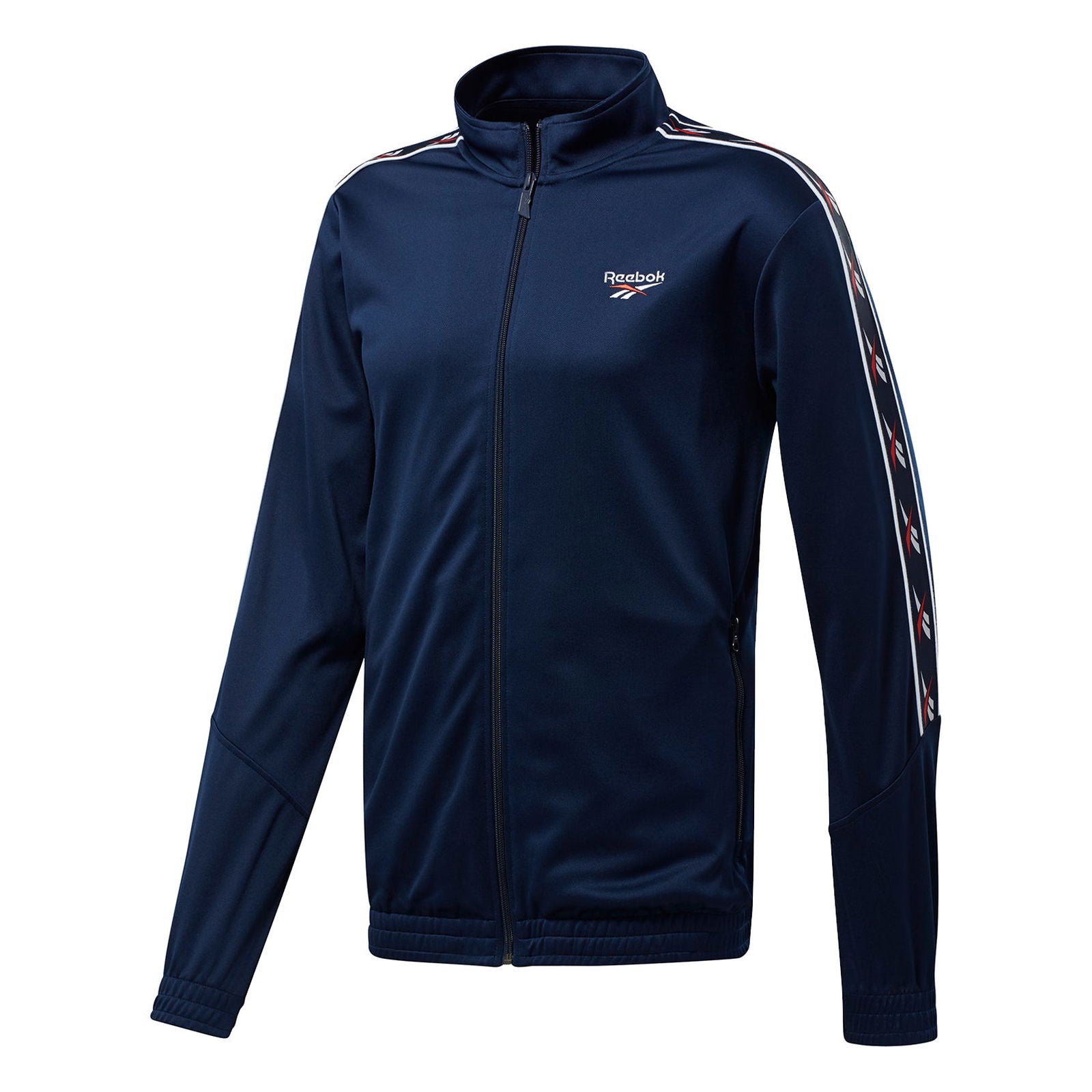 Reebok Classics Vector Tape Track Jacket – Navy – S Navy