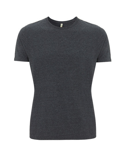 Recycled shirt: Unisex – Melange Black