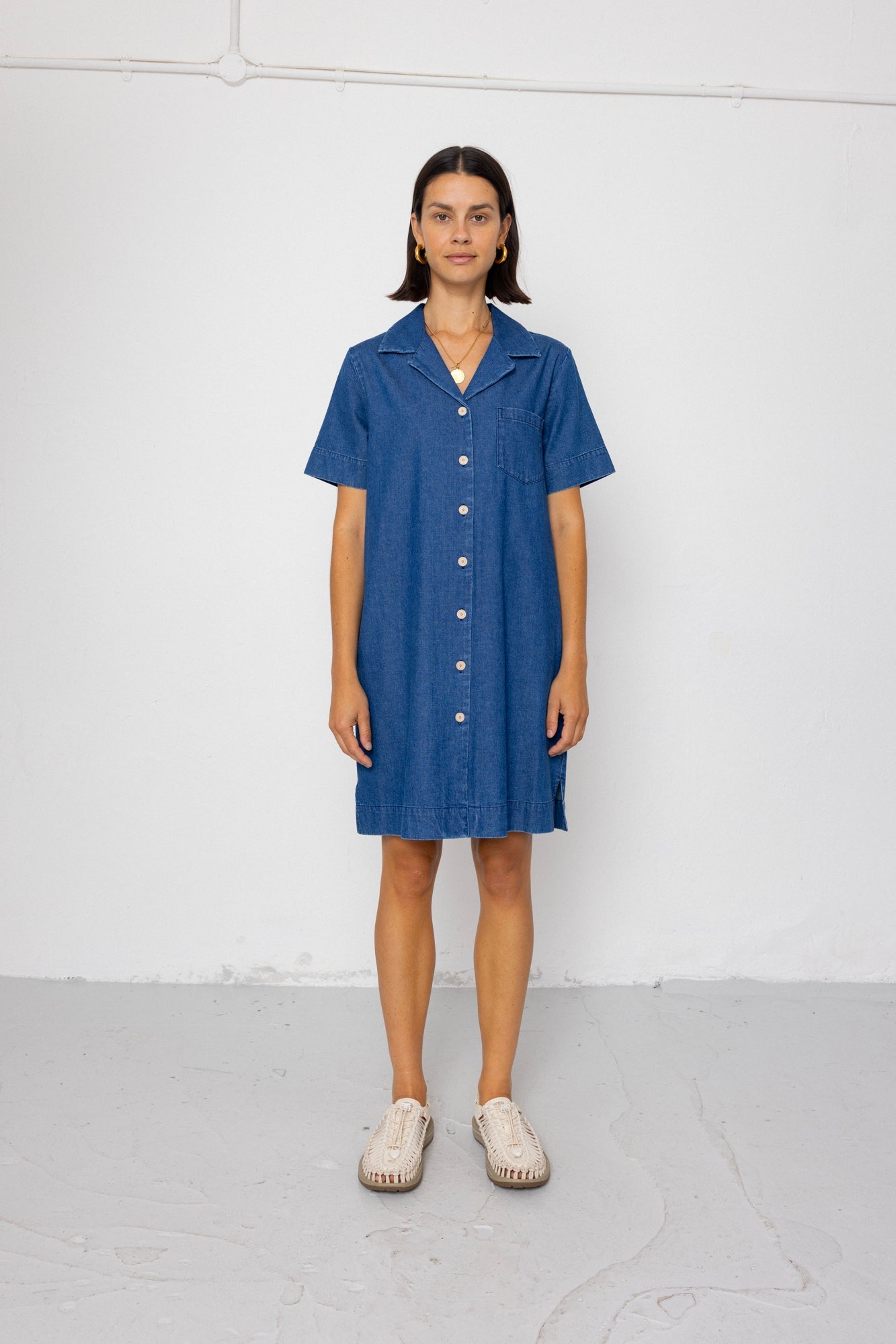 Shirt Dress – Indigo Denim