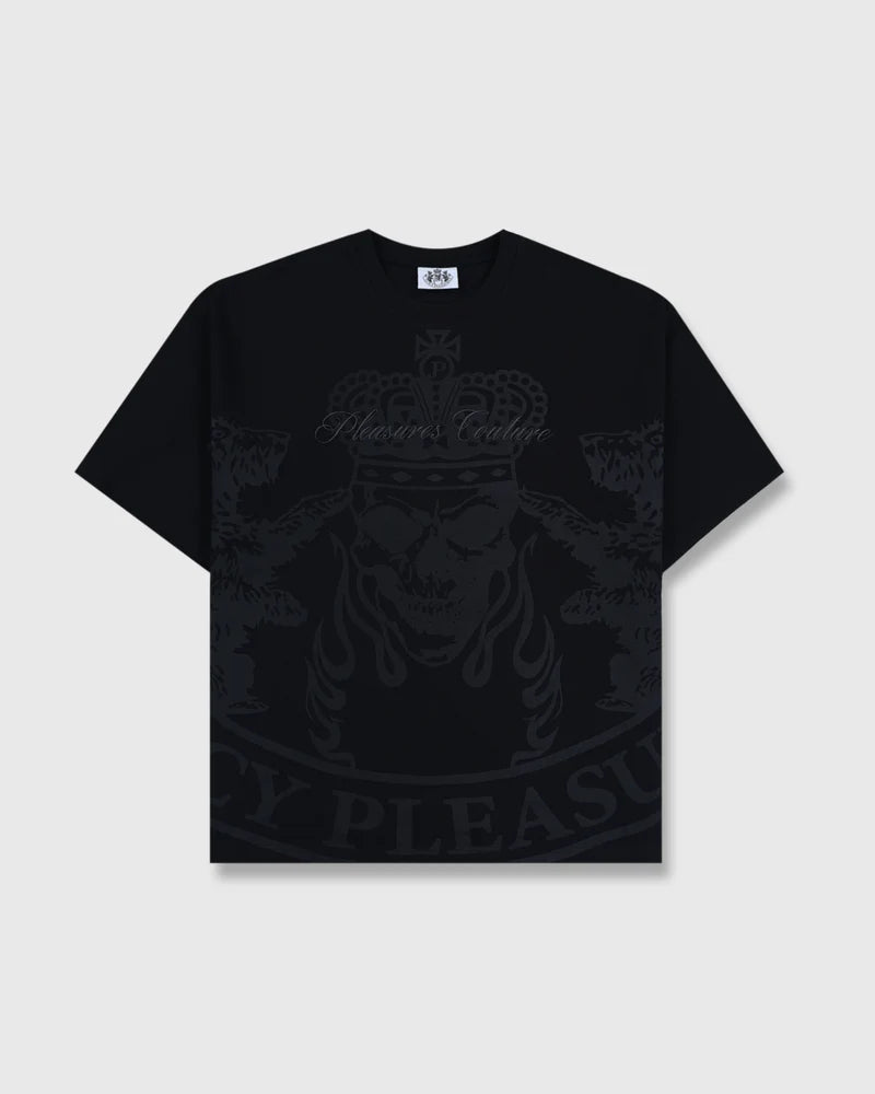 ‘Juicy by PLEASURES’ BLACK TONAL PRINT SHIRT – XX Black ‘Juicy by PLEASURES’ BLACK TONAL PRINT SHIRT – XX Black