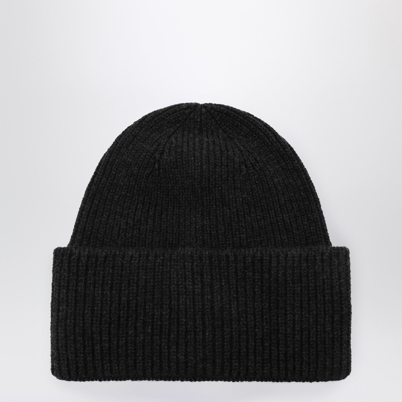 Anthracite wool and cashmere beanie Anthracite wool and cashmere beanie